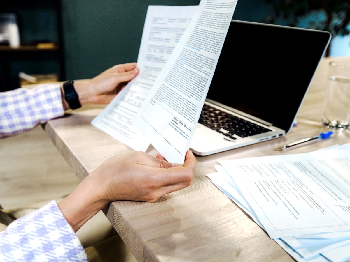 An accessible workplace desk setup with assistive technology